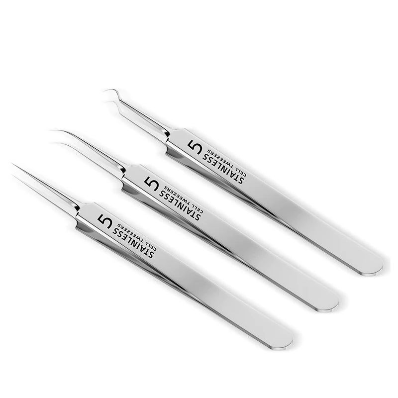 Kit professionnel d'élimination des points noirs et des boutons, pincettes à comédons en acier inoxydable, ensemble d'outils de traitement de l'acné pour les soins de la peau
