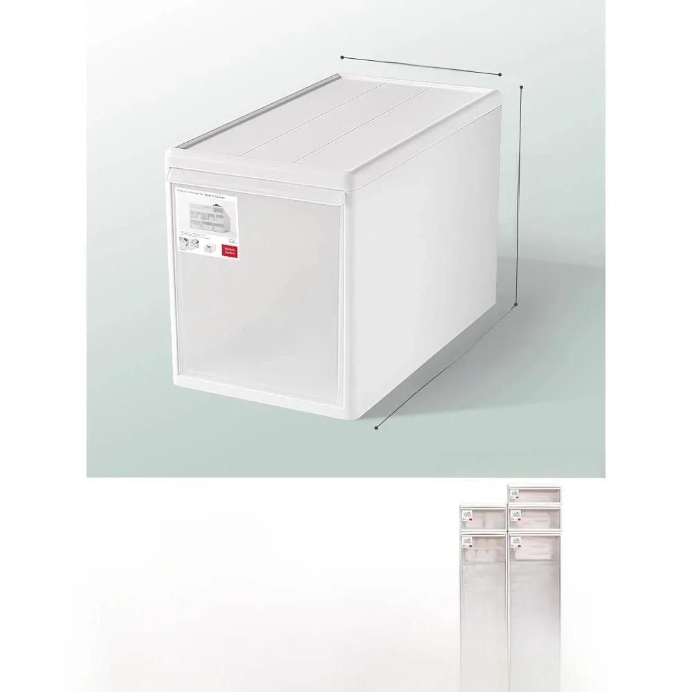 plastic-drawer-style-storage-cabinet-single-layer-organizer-box-closet-underbed-storage-for-toys-clothes-books-simple-design