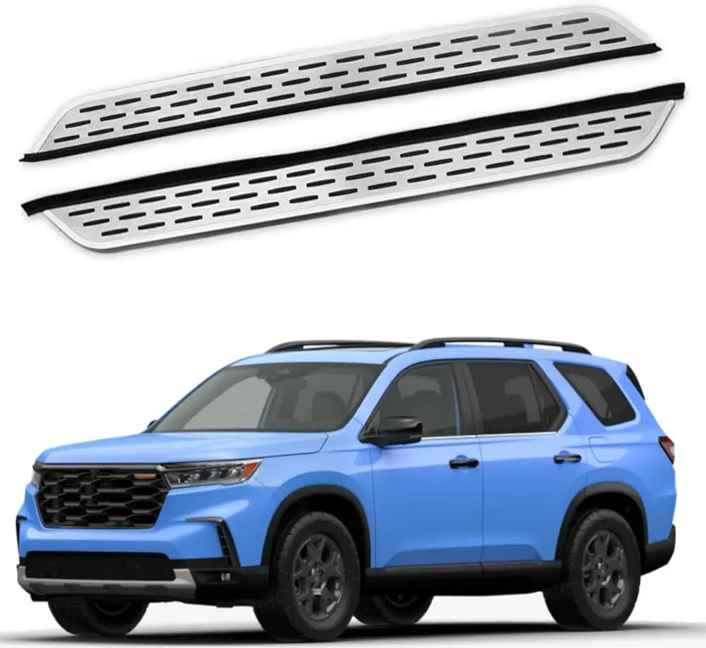 

Fixed Running Boards Side Steps Foot Protector Peal Nerf Bar Accessories with Brackets Fits for Honda Pilot 2023 2024 2025