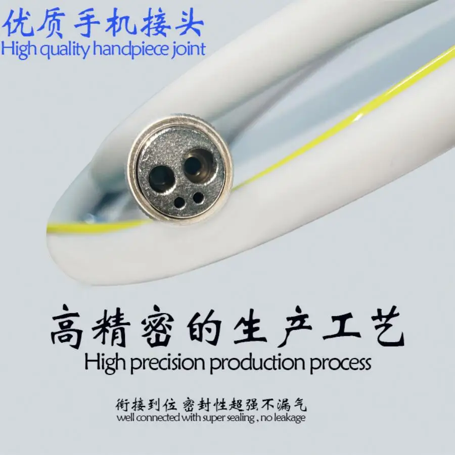 4 Holes  Dental Handpiece Tube metal joint High Quality Hose connector  Dental High Speed  Water Pipe  accessories tools parts