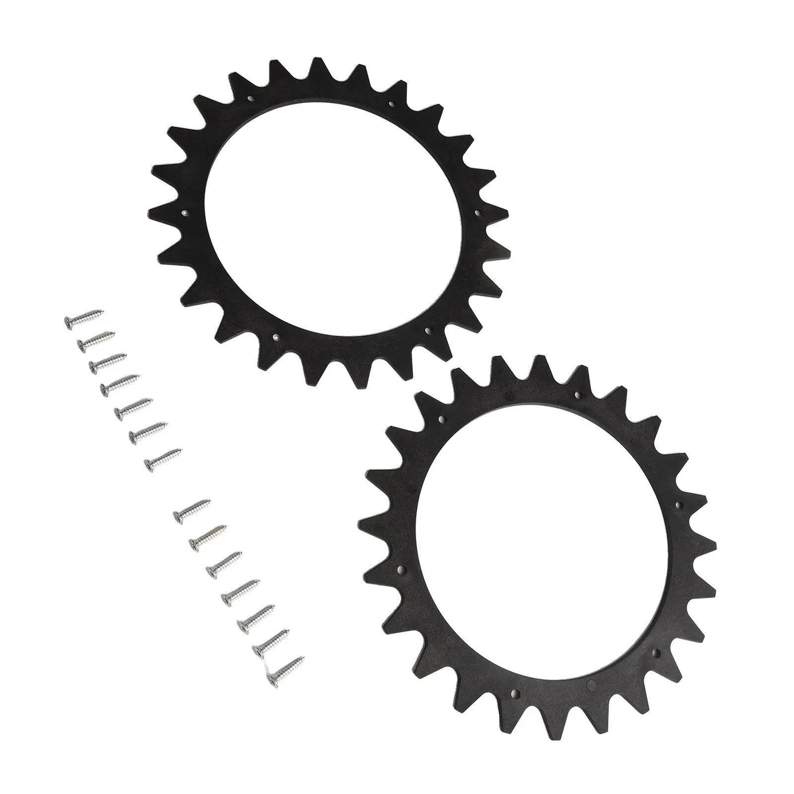 2 uds cortacésped robótico tracción ruedas auxiliares mejoradas con picos robóticos para Worx para LANDROID S/M Robot cortacésped