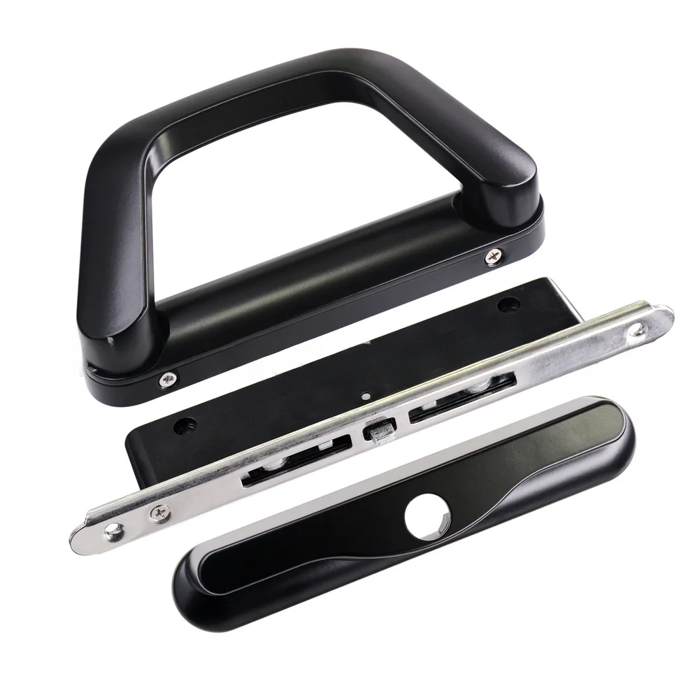Zinc Alloy Door Lock with Key Box for Sliding For Balcony Patio Doors Mount Design 17.6x8.8x12.4cm Aluminum Compatible