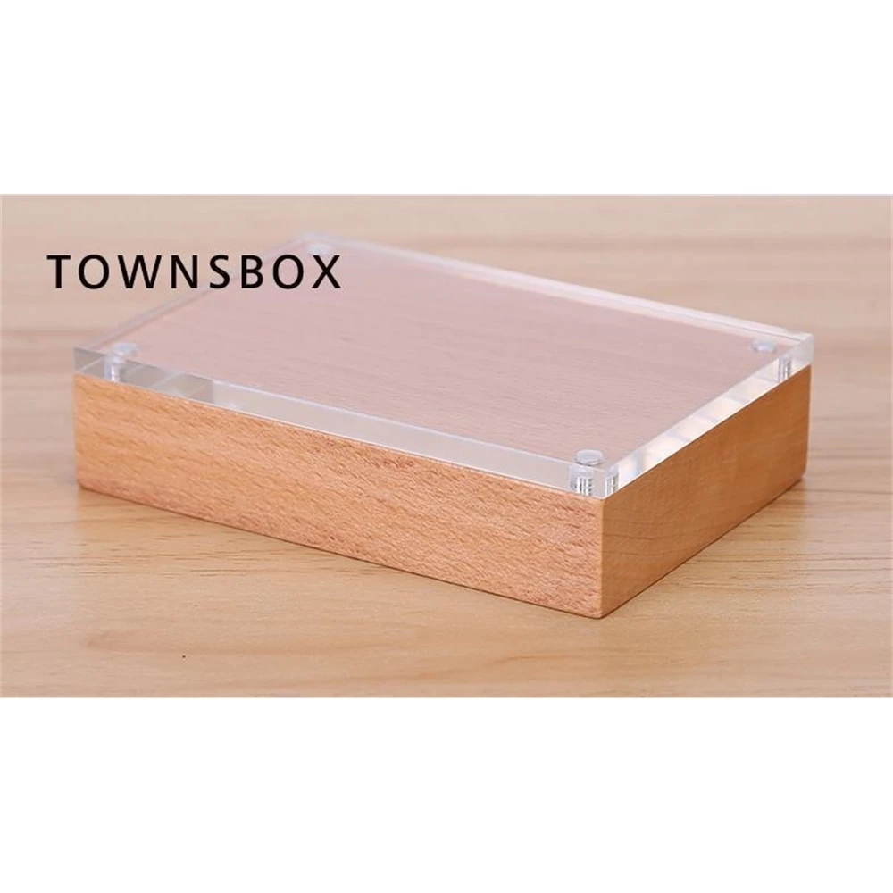 100*70mm Solid Wood Acrylic Advertising Poster Photo Display Frame Menu Card Sign Holder