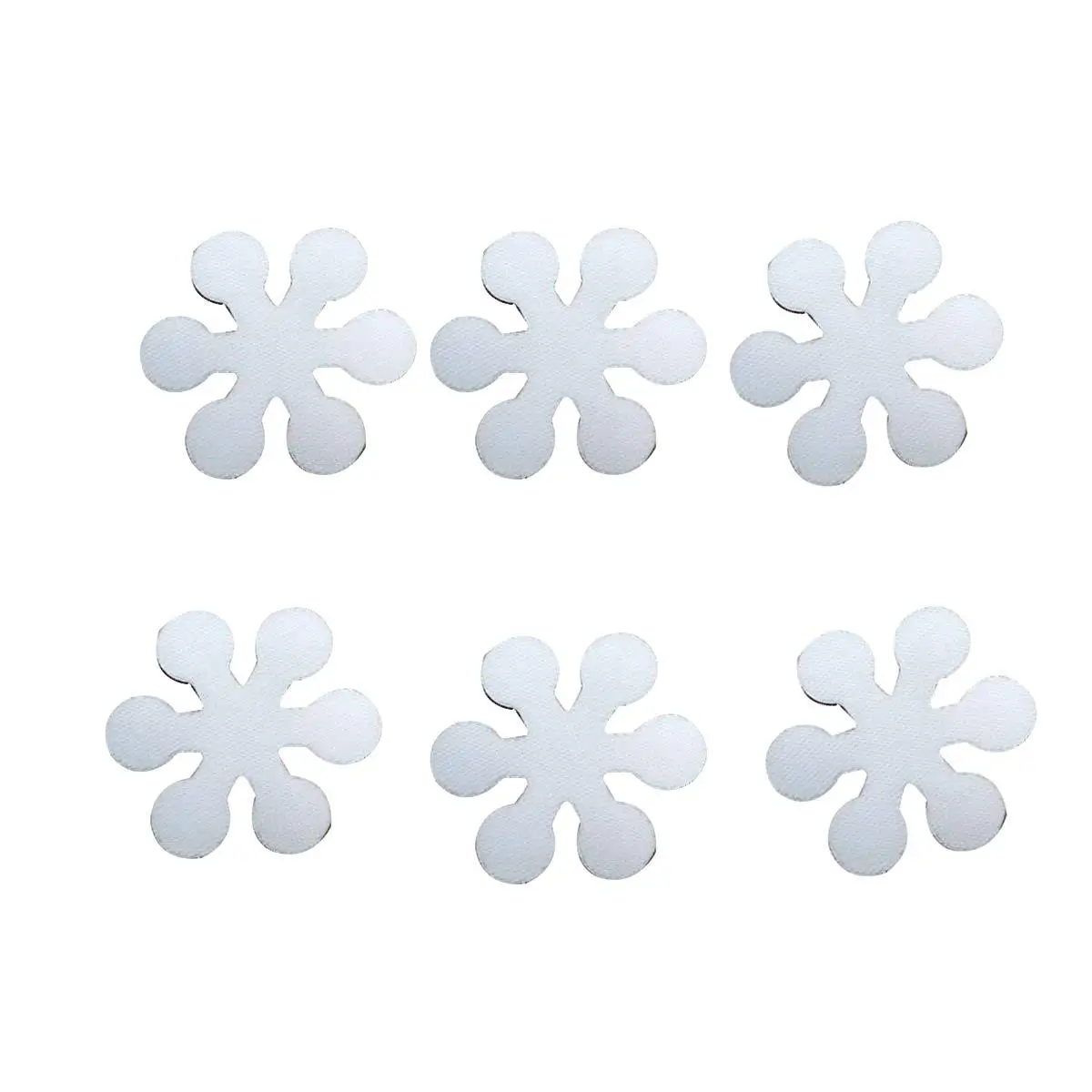 

8pcs Anti-Slip Mat For Bathroom Floor Snowflake Shape Non-Slip Treads Stick Firmly Smooth Surfaces Ideal Tub Shower Kitchen Pool