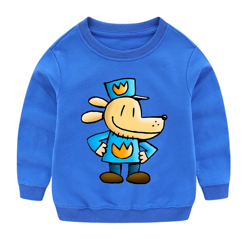 Chien homme enfants pull à capuche garçon fille dessin animé vêtements de sport automne coton enfant sweat mignon maison vêtements hauts cadeaux
