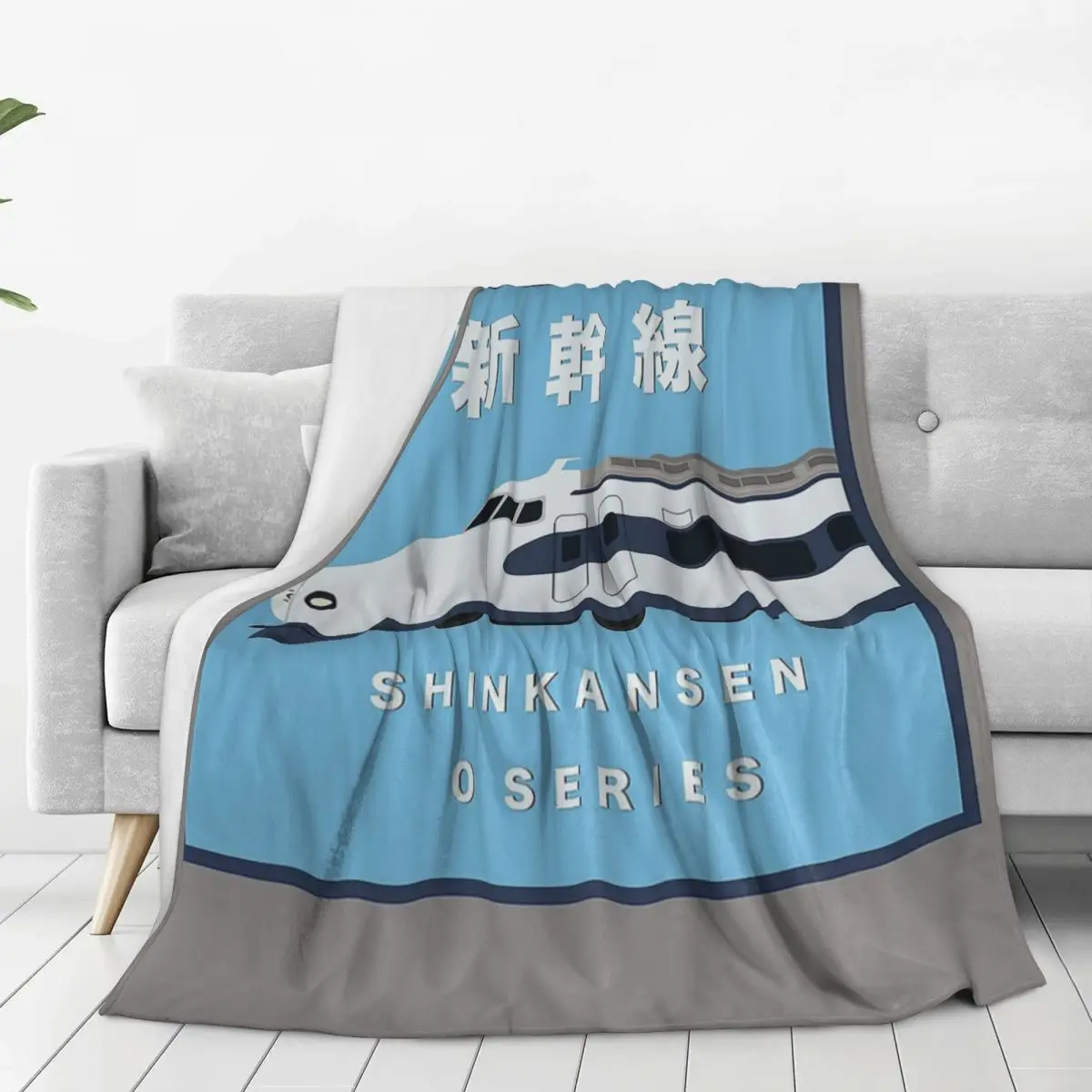 Japanese Shinkansen Bullet Trains Blankets Flannel Multi-function Sofa Throw Blankets For Home Bedroom Travel Throws Bedspread