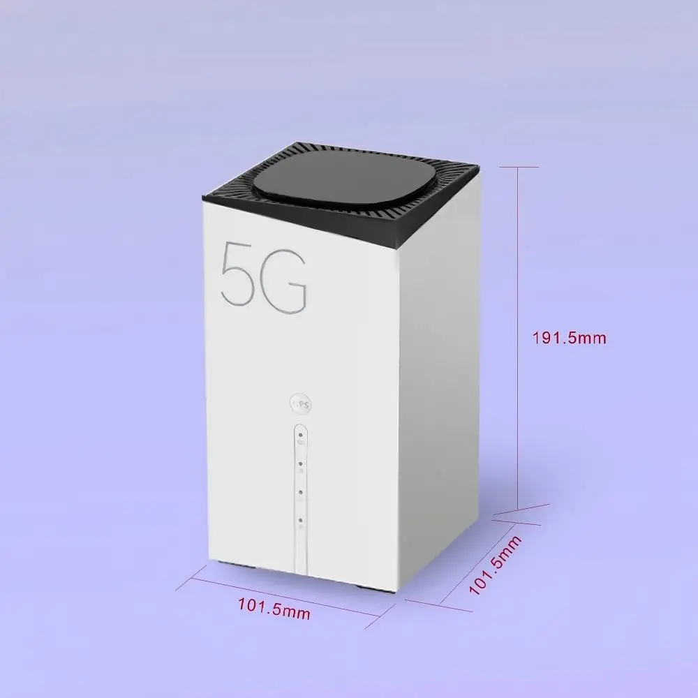 Router CHANEVE FWA 5G CPE con Tarjeta SIM WiFi, Router Gigabit Inalámbrico para el Hogar con Wi-Fi 6 AX3000 |   OpenVPN Wireguard admite cambio de TTL IMEI