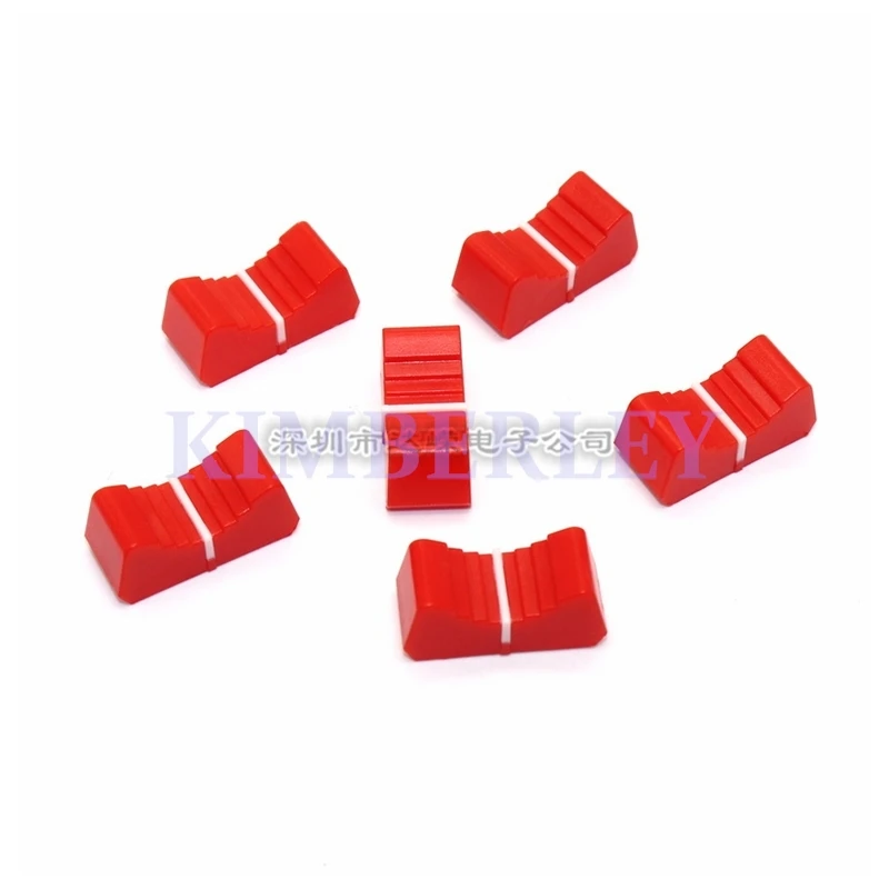 20PCS Mixing Board Fader Cap Straight Slide Potentiometer Push Rod Cap Mixing Board Potentiometer Switch Cap Fader Cap Hole 4MM