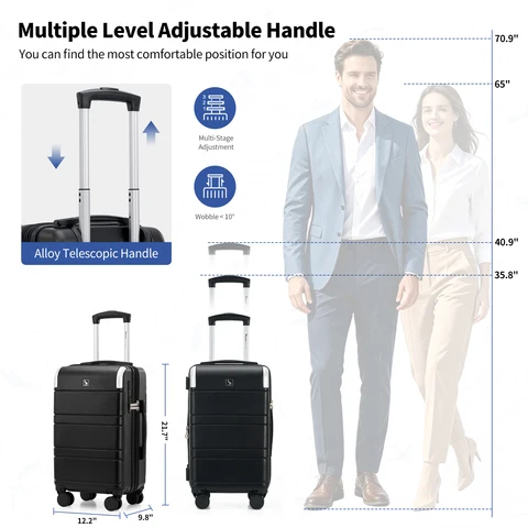Сумка OIWAS GLOBAL COLLECTION с расширяемым отделением, замком TSA, водонепроницаемым покрытием из ТПУ, ударопрочная, вместительная, готова к путешествиям