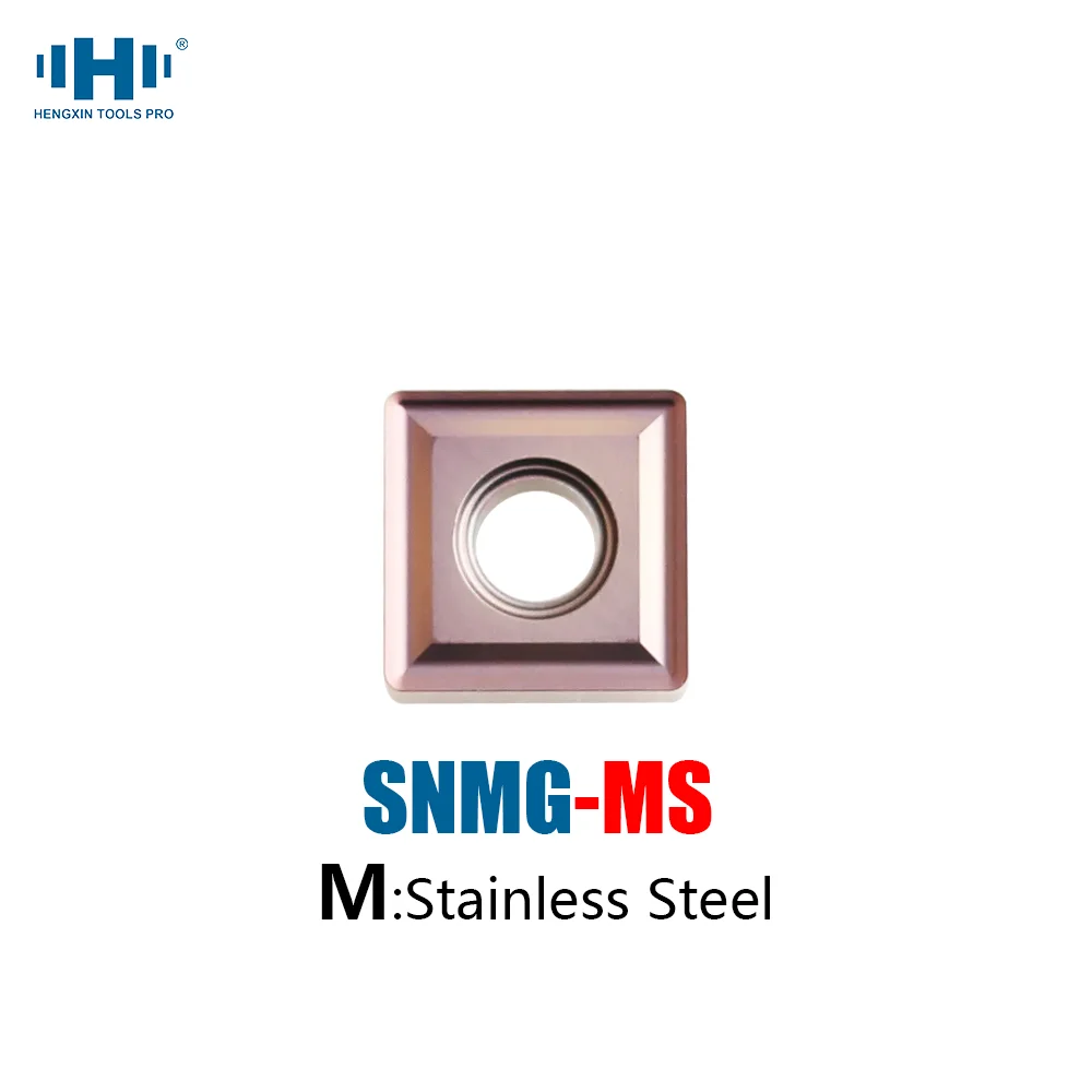 HENGXIN SNMG120404 SNMG120408  SNMG120412 MS  SNMG MS Carbide Inserts CNMG120404MS External Turning Tools CNC Lathe Cutter Tools