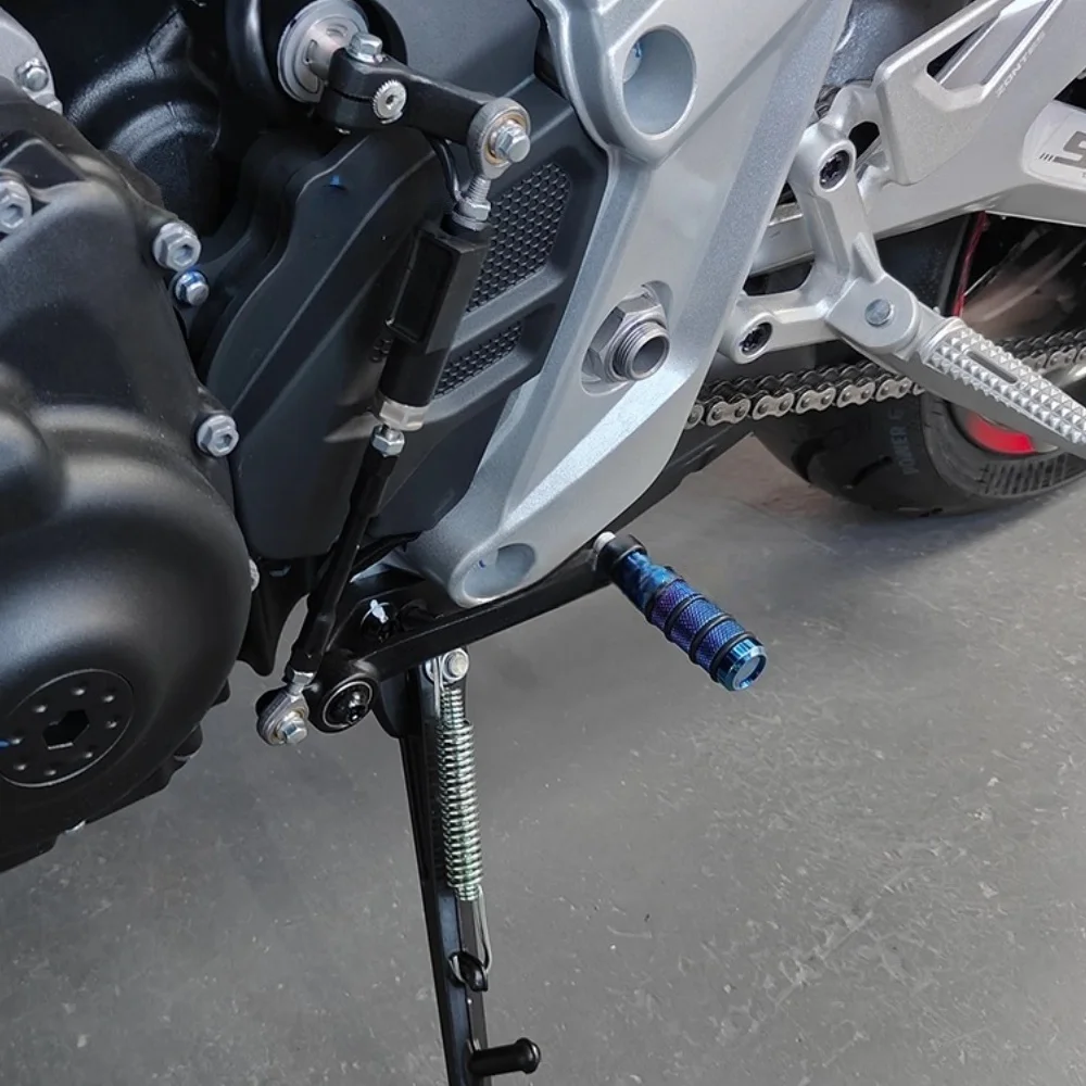 For Zontes 703RR Motorcycle Shift Brake Lever, lengthened foot pedal design, anti-slip & shoe protection, sturdy build