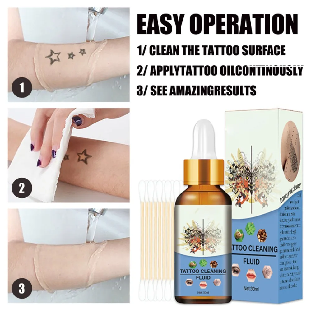 

30ml Makeup Permanent Corrector Removal Pigment Tattoo Color Fade Cream Quick Tattoo Removal Liquid Agent Microblading Bleaching