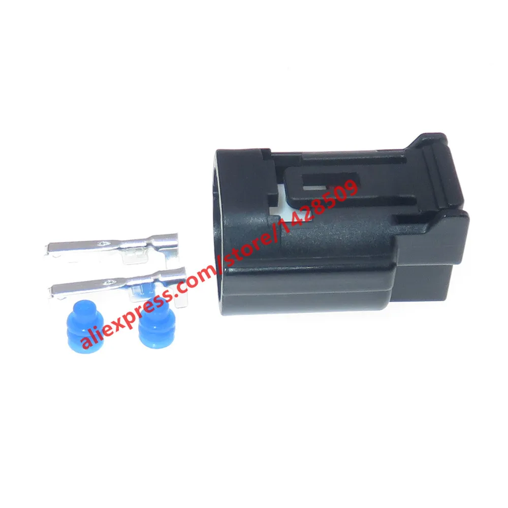1 Set 2 Pin Car Battery Capacitor Resistance Protector Plug MG644146 Auto Waterproof Connector For Hyundai KIA