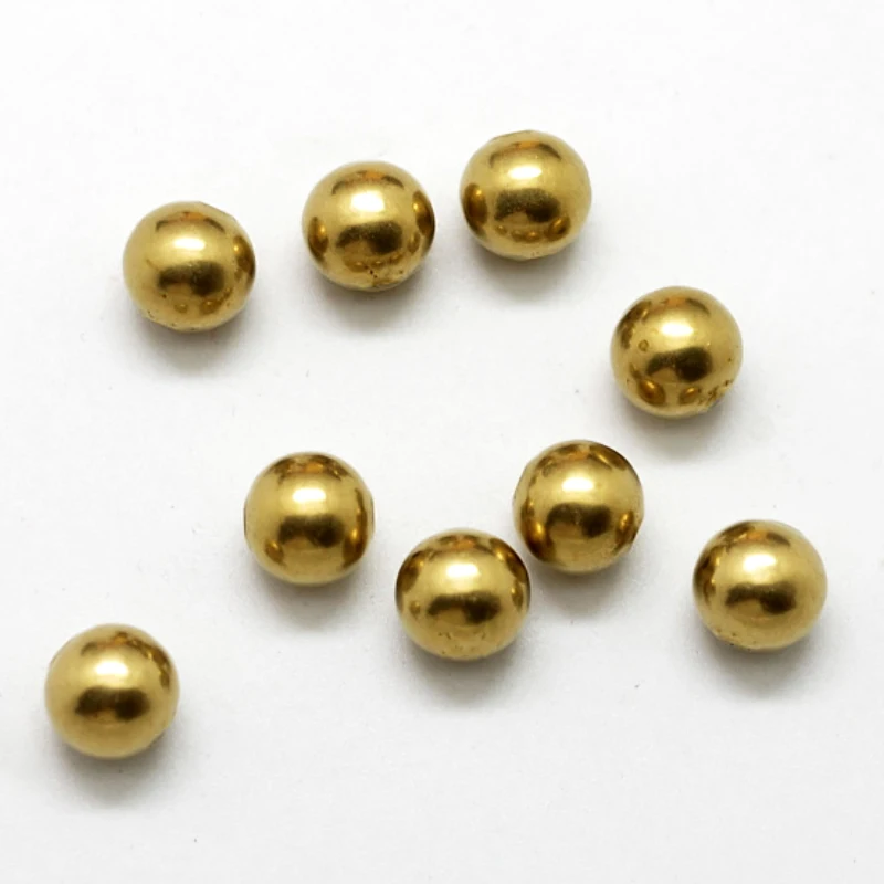 1-5000Pcs Solid H62 Brass Bearing Ball 0.35/0.4/0.5/0.6/0.7/0.8/0.9/1/1.2/1.5/1.8/2/2.381/2.5/2.8/3/3.175~70mm High Precision