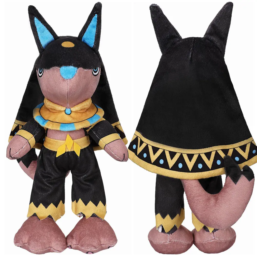 Anubis Cosplay Plüsch Spiel Pal Cos Welt Lamball Depreso Fenglope Quievern Cartoon weich ausgestopft Maskottchen Geburtstag Weihnachts geschenk