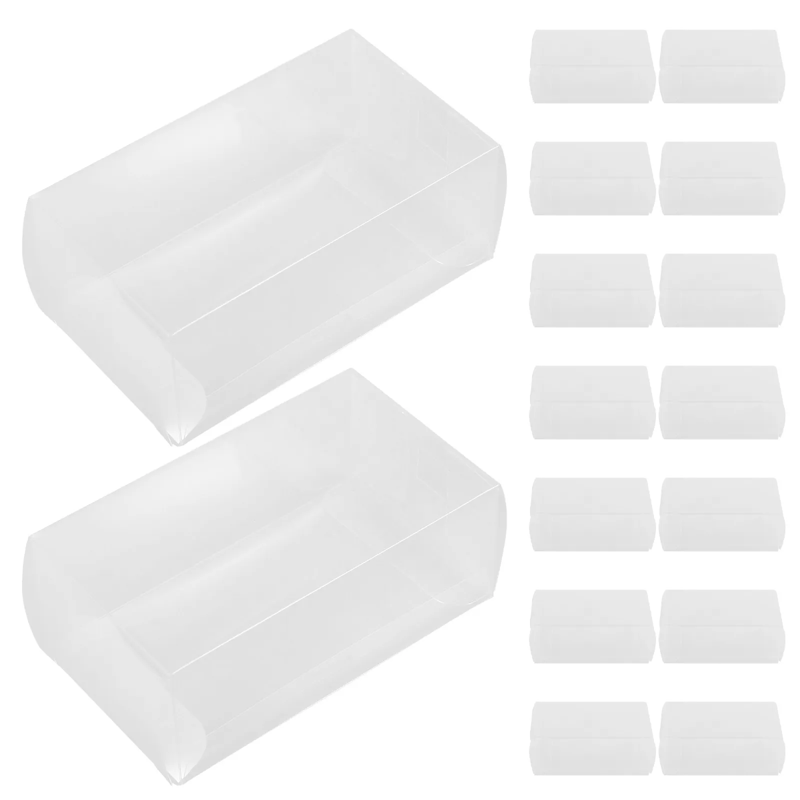 

25 шт. пластиковых прозрачных коробок для леденцов, десертов, кейк-попсов, макарон, конфет, для мероприятий и подарков