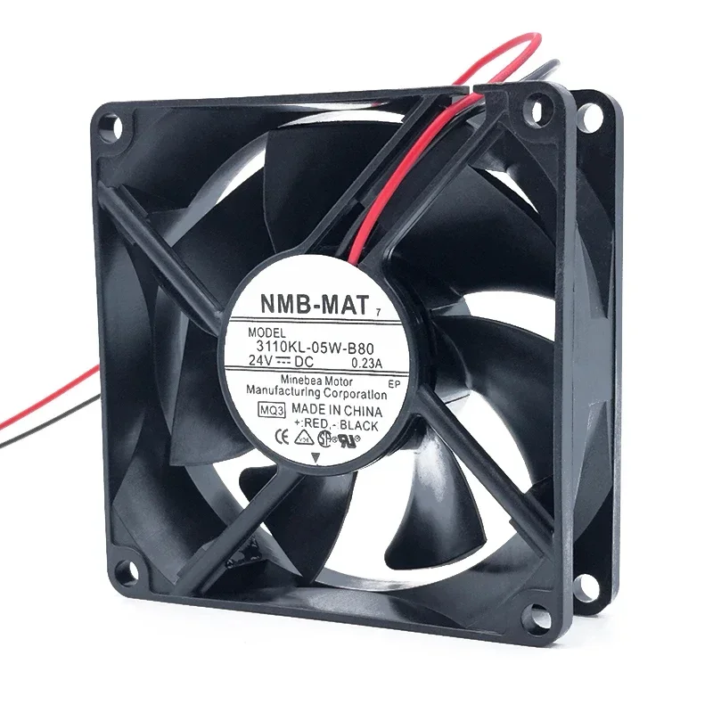 80*80*52MM NMB-MAT 3110KL-05W-B80 24v 0.23A double ball 8025 radiator silent fan 8cm