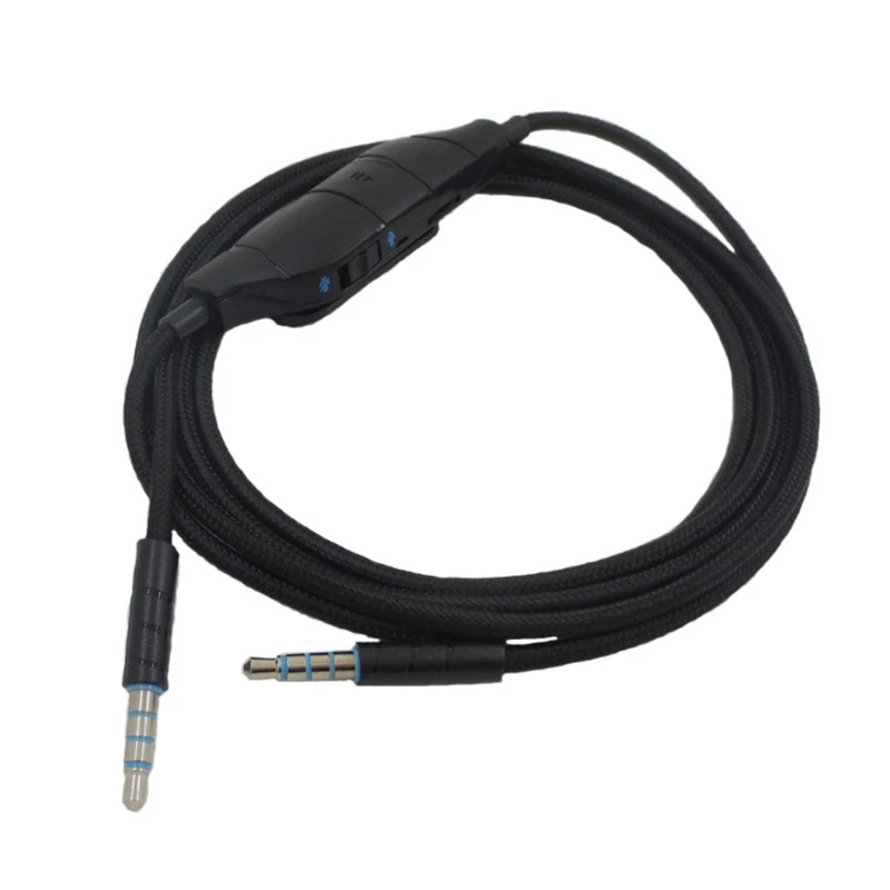 كابل الصوت سلك سماعات استبدال 3.5 مللي متر 1.5 متر طويل 60 بوصة ل G633 G635 G933 G935 سماعات الألعاب تمديد الحبل