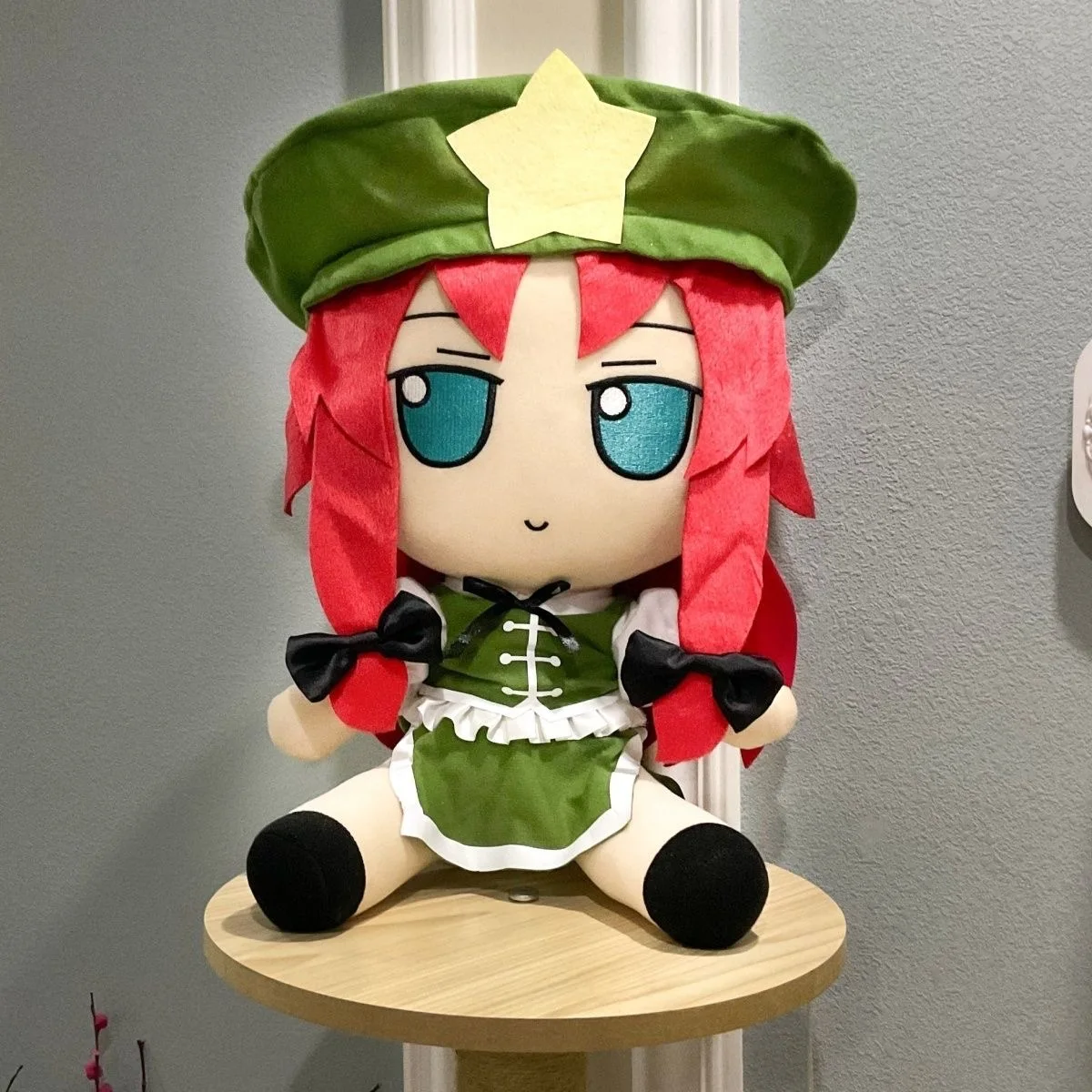 

40cm TouHou Project Hon Meirin Plush Toys Cute Soft Stuffed Animal Fumo Cosplay Dolls For Kid Birthday Christmas Gift