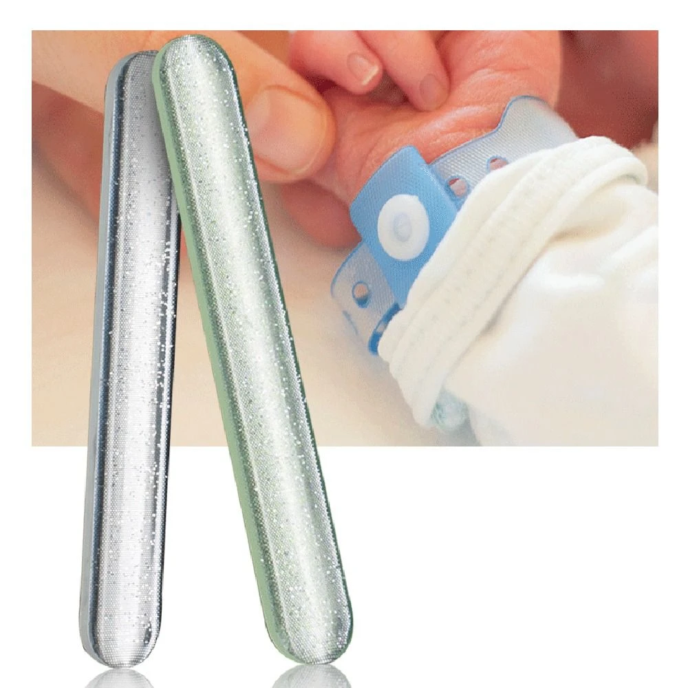 Professional Nano Glass Nail File Colorful Glitter Nail Polishing Strip Durable Double Sided Polishing Stick Nail Salon