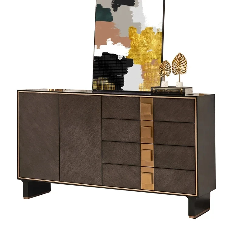 

A44 Modern Light Luxury Entrance Sideboard Cabinet Living Room Storage Household American Curio Cabinet