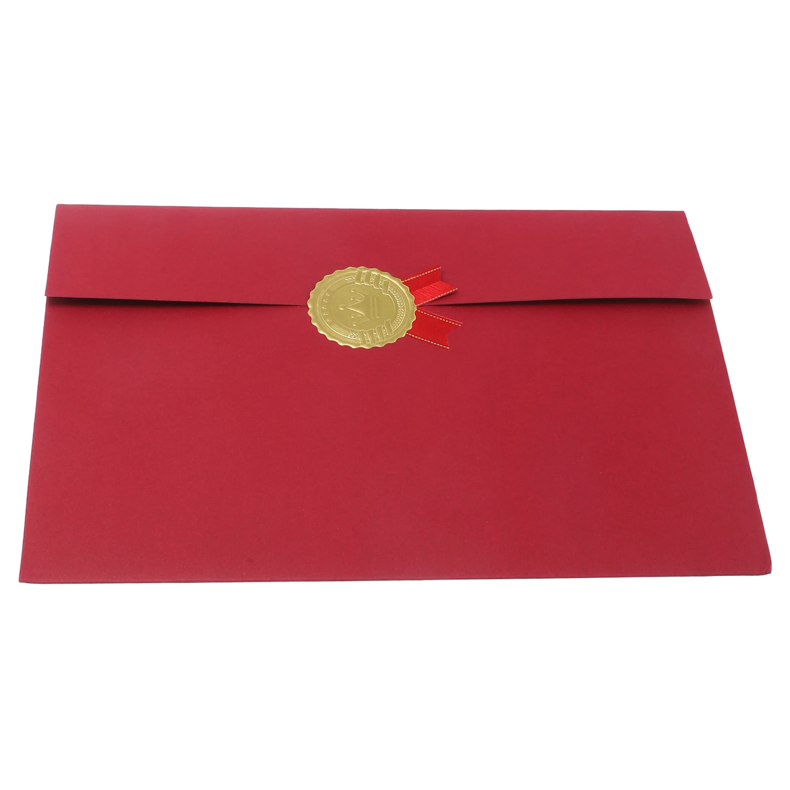 

Tri Fold Certificate Holder Premium Diploma Cover for Graduation Award Marriage Documents Protection Elegant Sturdy Design with