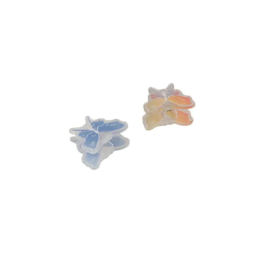 

Test Paper Clip Gradient Butterfly Acrylic Paper Clip Paperclip Y2k Cute PP Clip Decorative Bookmark Cartoon Memo Clip Kids