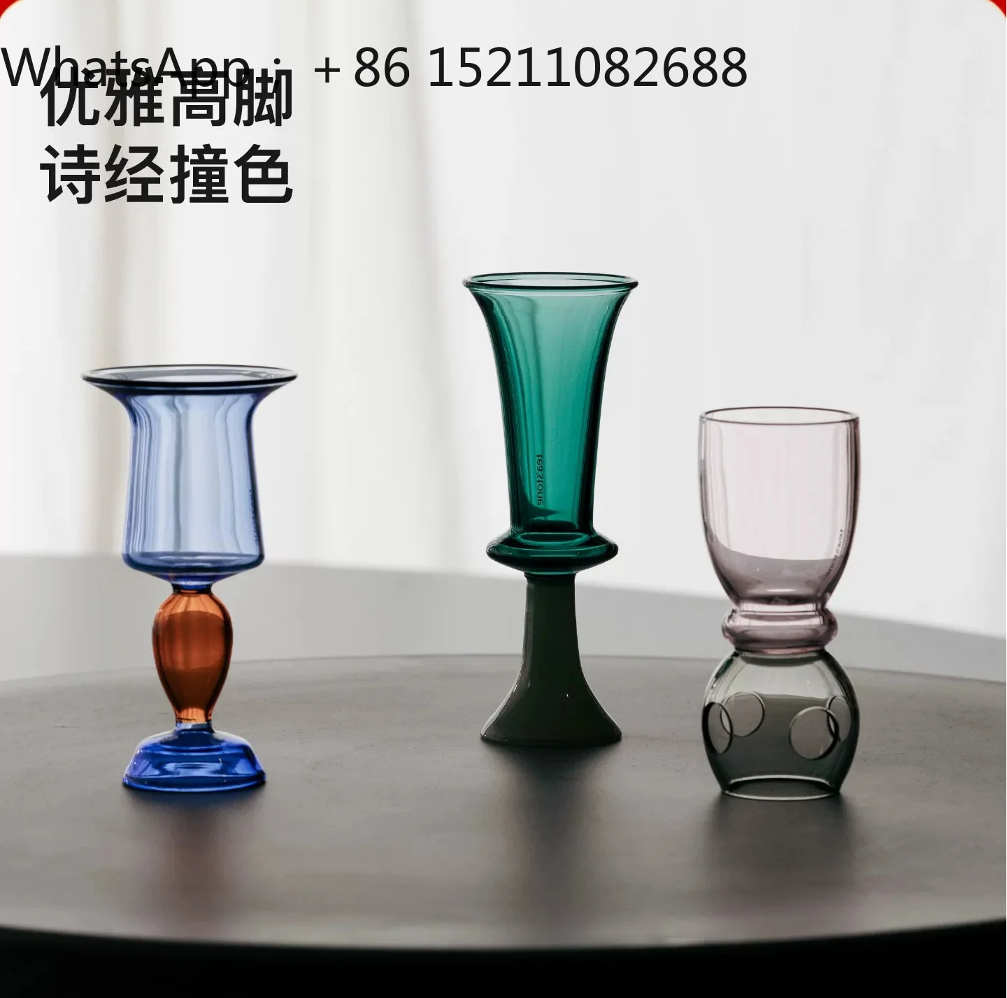 LLY glazed teacup tea set borosilicate glass gift box cup Mid-Autumn Festival gift box