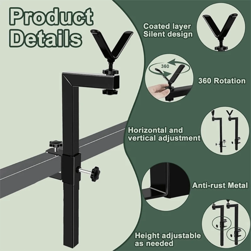 

Portable Outdoor Tree Stand Rest Universals Y Rest Brackets Stable Aiming Platform for Outdoor Accessories