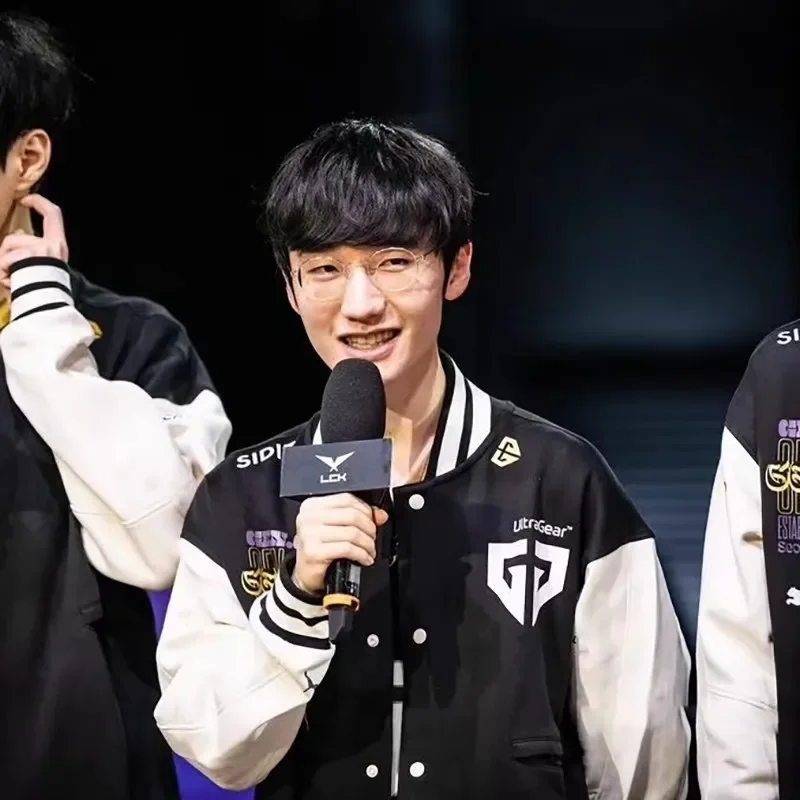 GEN.G Team LOL World Finals Uniforms LCK Player Game Dress Spring Autumn Baseball Uniform Jackets