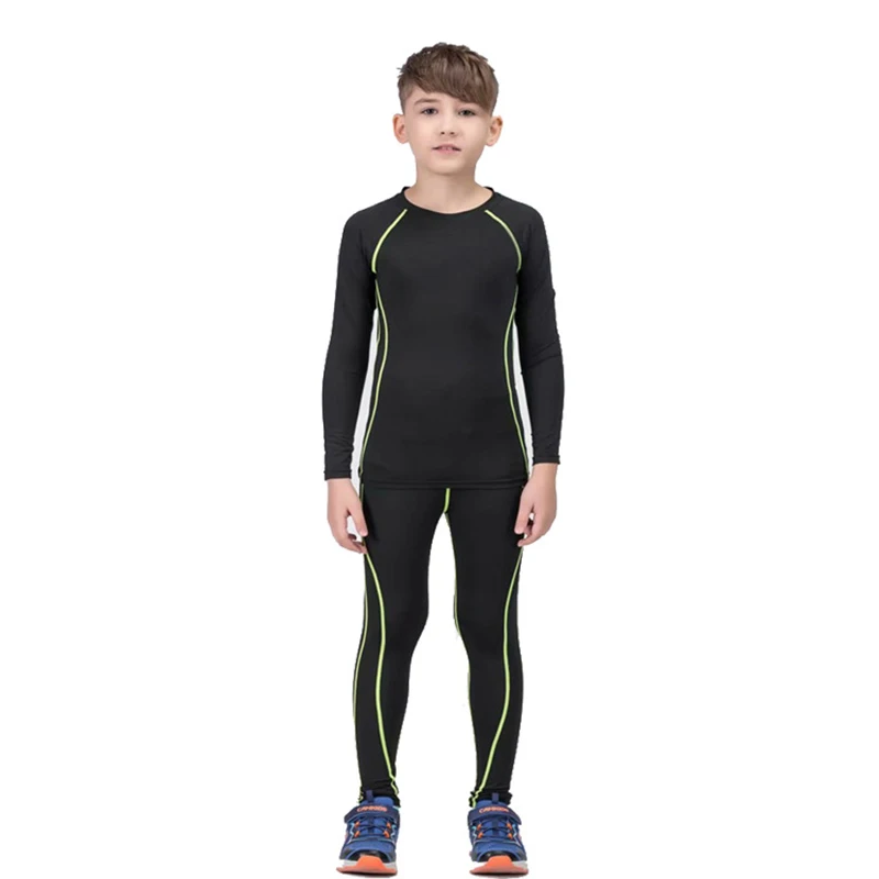 Winter Thermal Underwear Set Children Warm Long Johns Masculino Summer Fast-Dry Thermo Underwear Boys Girl Lucky John Sportswear