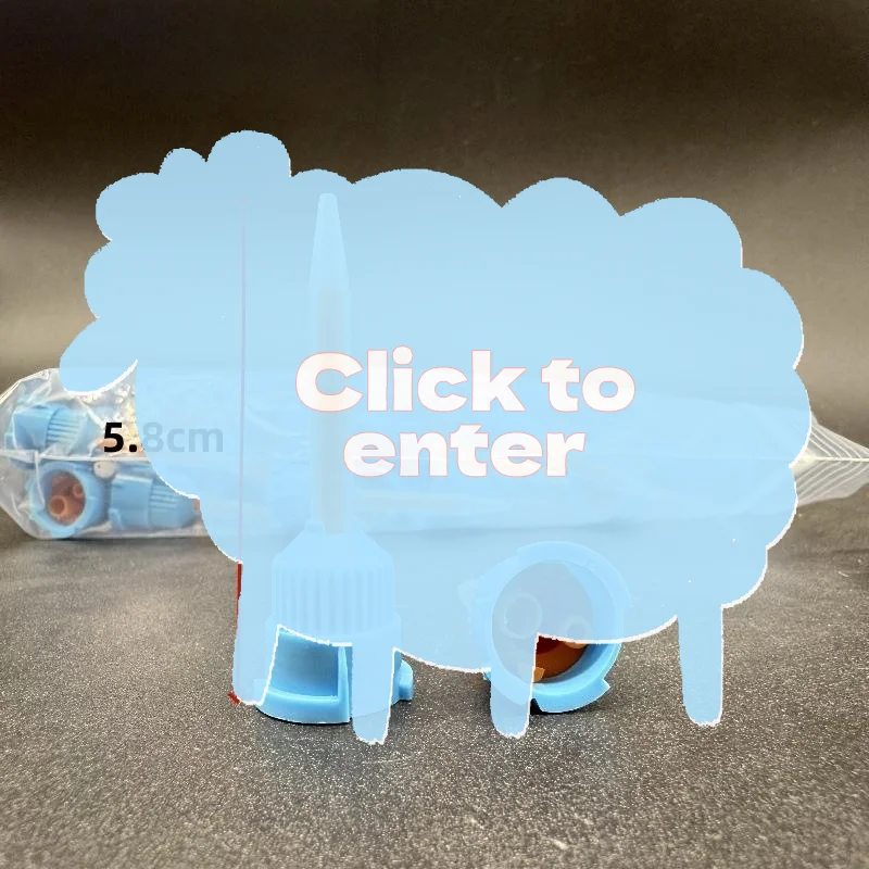 

10/50Pcs Impression Mixing Dispensing Gun Accessories Dental Materials Impression Mixing Tips Silicone Rubber Mix Head 10:1