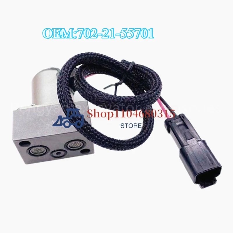

For Komatsu Hydraulic pump Solenoid Valve 702-21-55701 PC200 210 220 300 400 PC130-5-6-7-8 Electronic valve