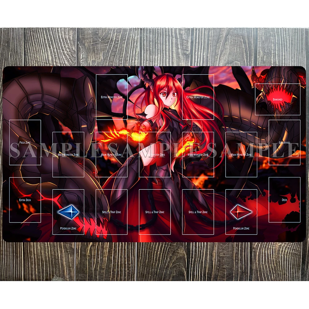 

Yu-Gi-Oh Promethean Princess Playmat Game Card Pad YGO Play Mat TCG Yugioh Mat-480