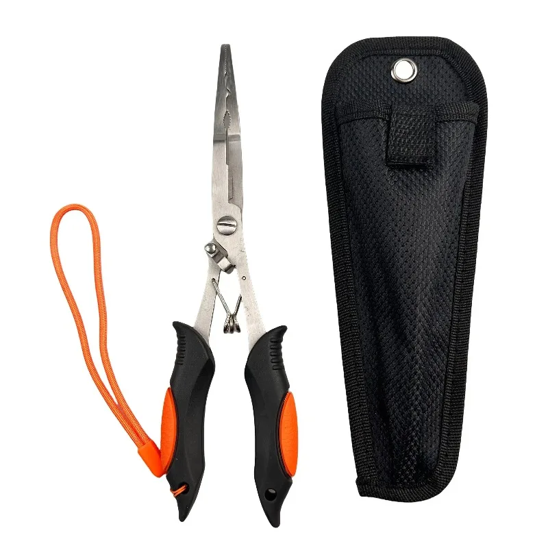 Alicates Lua acero inoxidable – removedor de anzuelos con funda