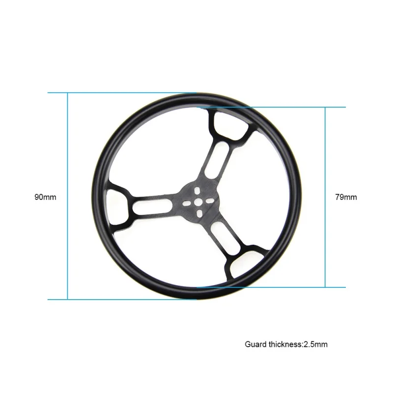 HGLRC-Garde de protection d'hélice de 2.5 pouces, kit de pagaie à contour complet pour importateur RC FPV, quadrirotor de course multirotor, 4 pièces