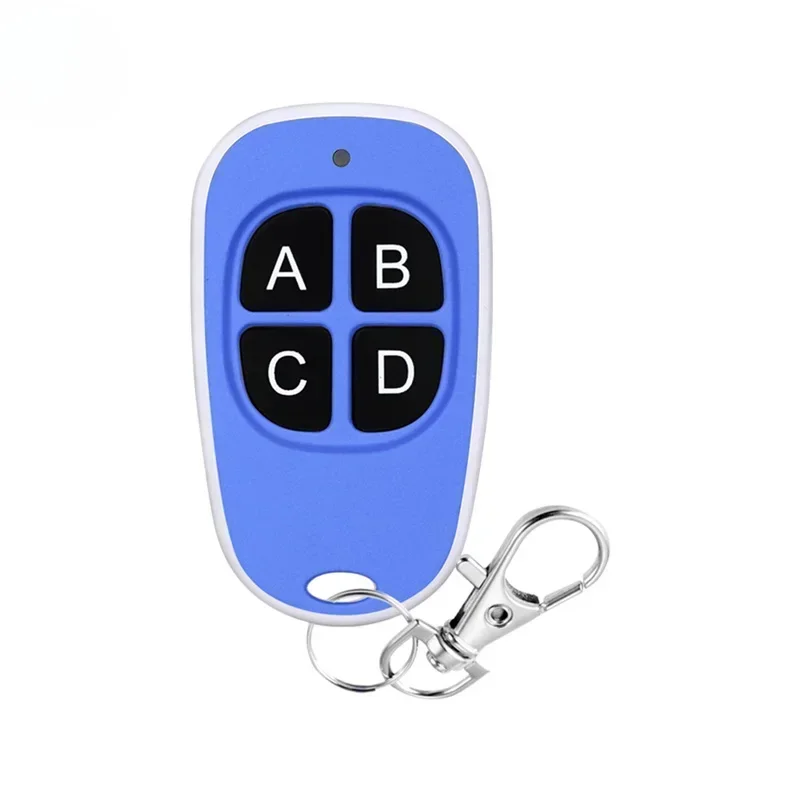 

433MHz Garage Door Remote Control 4 Keys Copy Universal Remote Control Cloning Electric Gate Remote Controller Duplicator Key