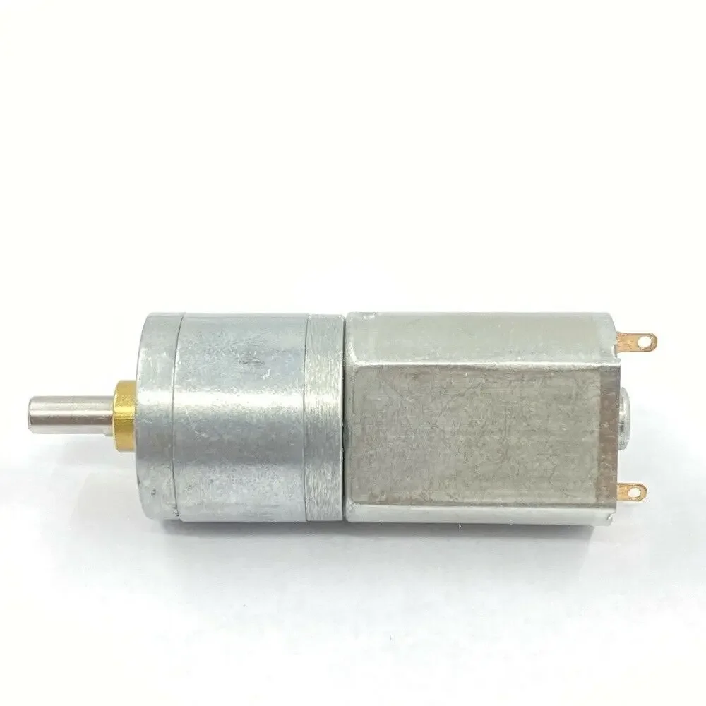 20mm Micro 130 Full Metal GearBox Gear Motor DC 5V 6V 12V 15RPM-310RPM Slow Speed Reducer Engine D-shaft DIY Smart Robot Car Toy