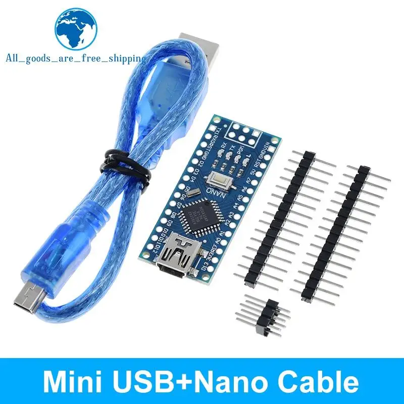 Controlador Nano Compatível com Bootloader para Arduino, USB 3.0, Mini, Tipo-C, Micro, Driver USB CH340, 16Mhz, ATMEGA328P