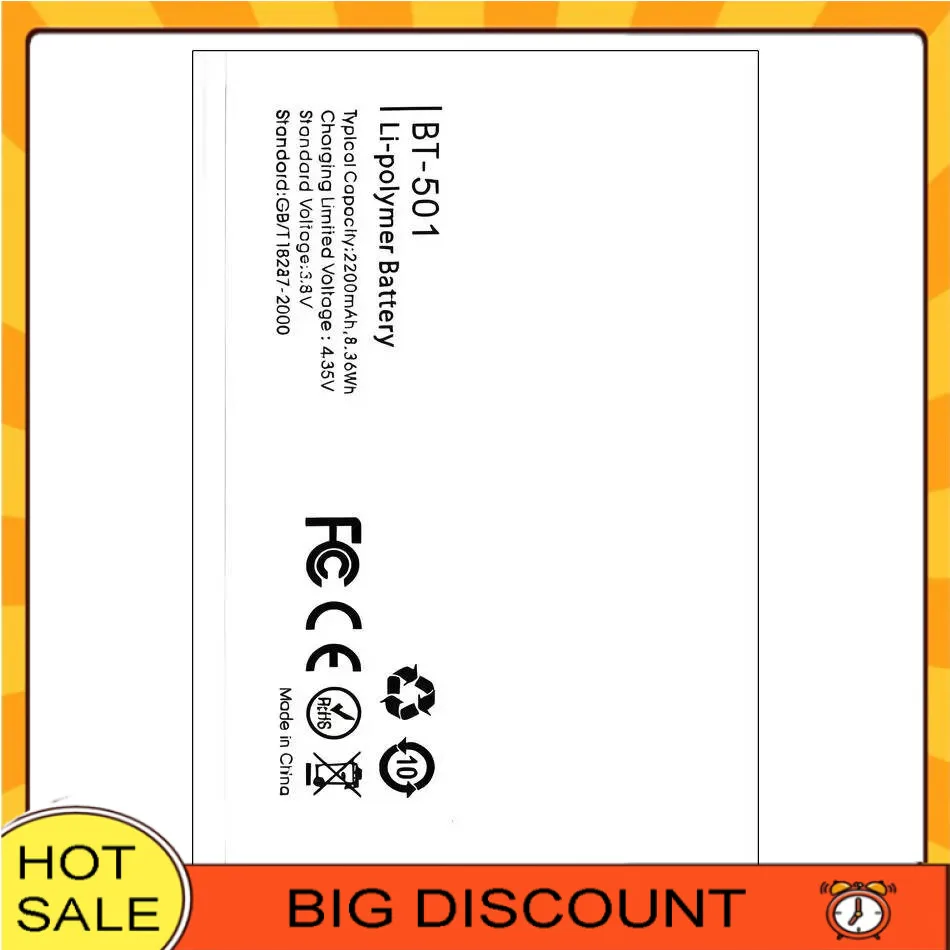 Reliable Replacement For Leagoo Alfa 5 2200Mah BT-501 Mobile Phone Battery High-Capacity