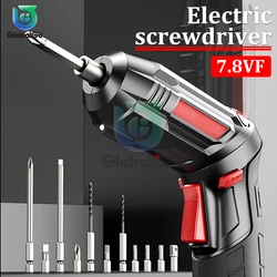 4.2V Wireless Screwdriver Drill Rechargeable Household Electric Drill LED Lighting Mini Electric Screwdriver Portable Power Tool