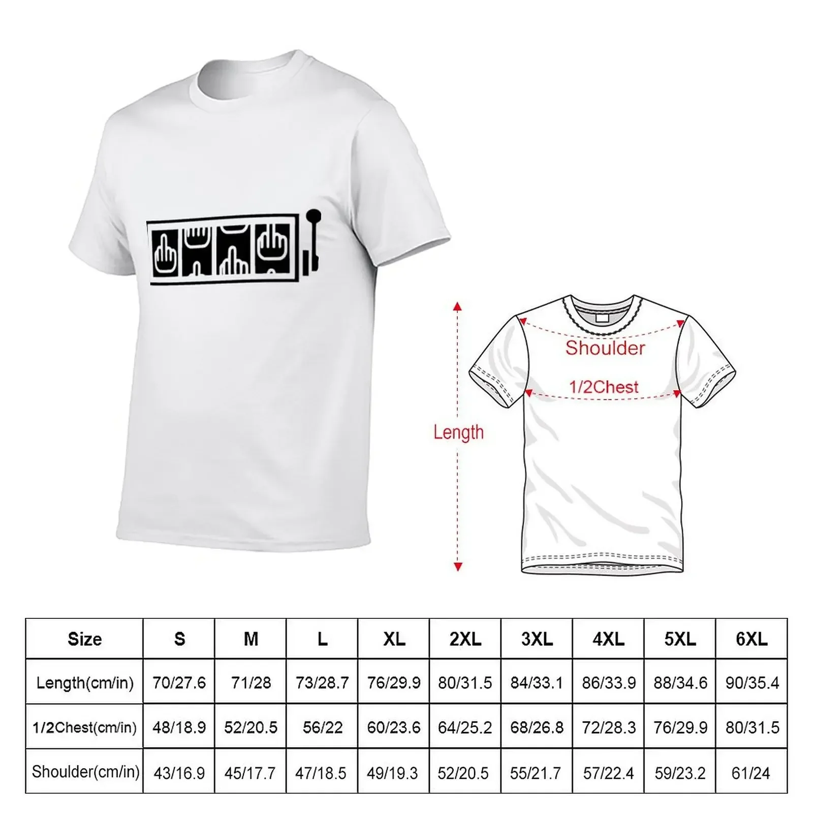 MIDDLEFINGER JACKPOT T-Shirt graphic t shirts quick-drying tees cheap stuff men clothing