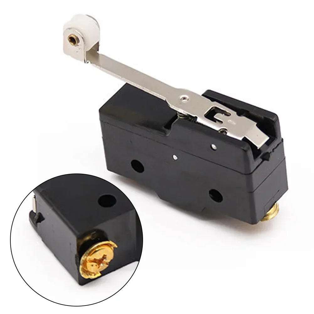 Z-15GW2-B Limit Switch 15A 220V Micro Switch NO+NC SPDT Momentary Roller Lever Limit Switch Dustproof Waterproof Brass Terminal