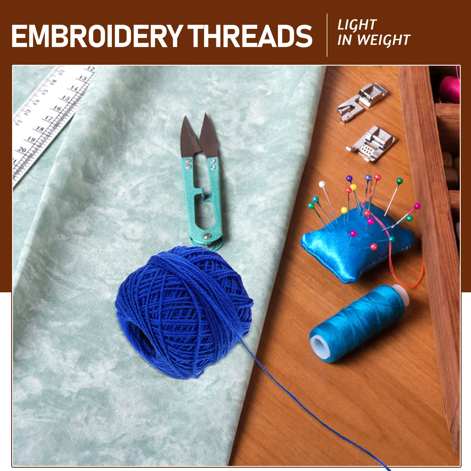 Convenient Embroidery Cross Stitch Thread Knitting Kit Quilting for Sewing Machine Cotton Spools