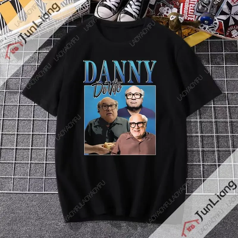 Danny Devito T-shirt Actor Movie American Retro Cool Fan Gift T-shirt Short sleeve crew neck Comfortable Breathable top