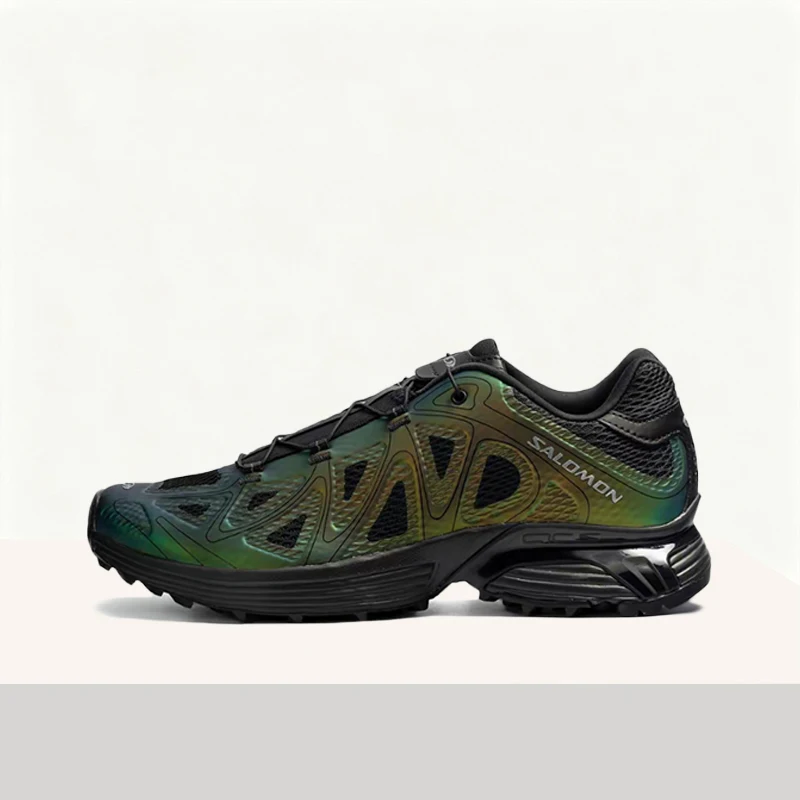 Salomon XT-WHISPER VOID Lightweight,Soft-Feeling, Supportive, Snug-Fitting Low-Top Running Shoes (Unisex) in Aurora Green 478755