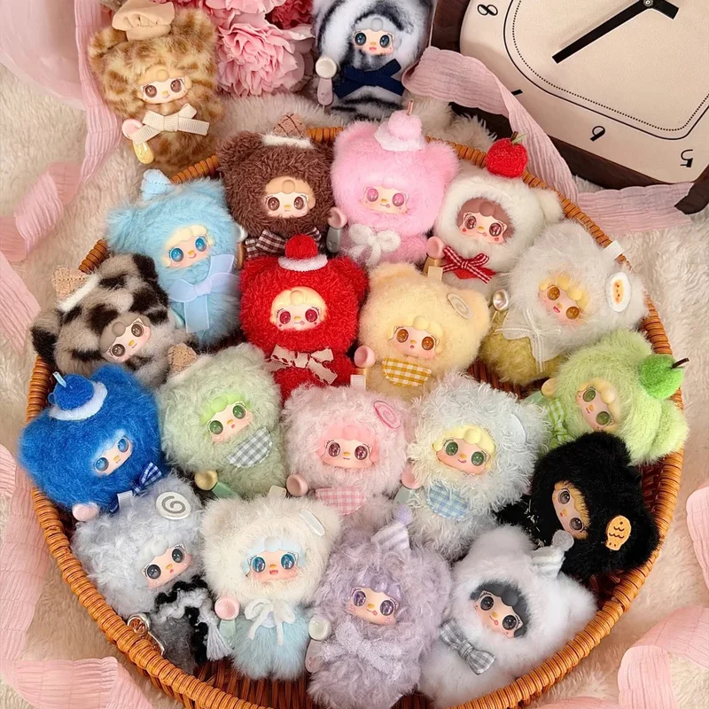 new Yooki phone strap Mini Plush Blind Box Trendy Collectible Toy Plush Doll Bag Pendant Decorative Ornament Gift Toy Collectors view 2