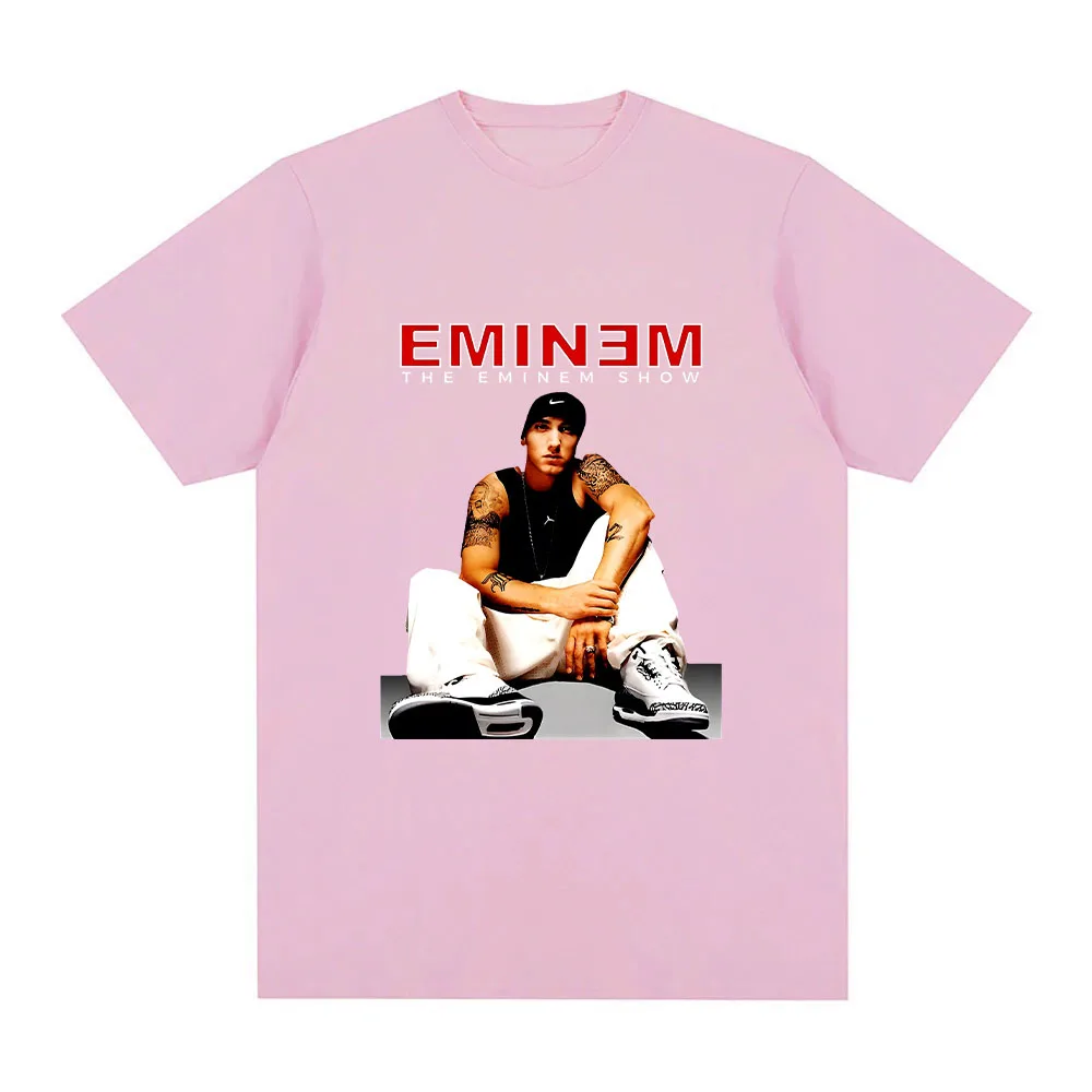 Rapper Same Style Print T-shirt The Death Of Slim Shady Album Tshirt Short Sleeve Round Neck Men Women Tee-shirt футболки Cotton