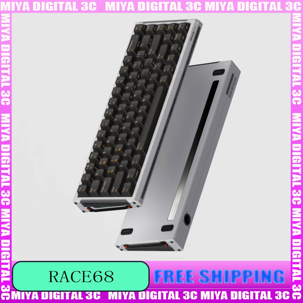 

ZIRNEX RACE68 Magnetic Keyboard Aluminum Alloy High-Performance 8K 0.125Ms 0.005RT Esports Gaming Keyboard GTI Delta Valorant