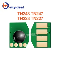 4PCS TN223 TN227 TN243 TN247 Toner Chip For Brother DCP-L3550CDW L3510 HL-L3210CW L3730CDN L3770CDW L3750CDW Rest Cartridge Chip
